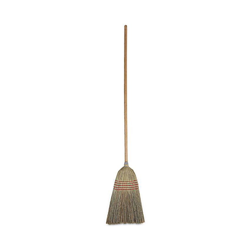 Boardwalk&reg; Parlor Broom, Corn Fiber Bristles, 42" Handle, Natural (BWK926CEA)