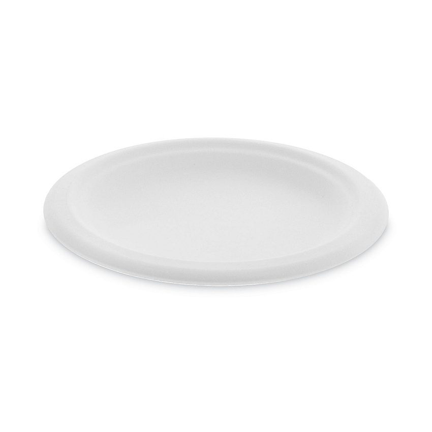 Pactiv EarthChoice Compostable Fiber-Blend Bagasse Dinnerware, Plate, 6" dia, Natural, 1,000/Carton (MC500060001)