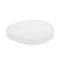 Pactiv Newspring DELItainer Microwavable Container Lid, 6.45" Diameter x 0.45" h, Translucent, Plastic, 120/Carton (NL640L)