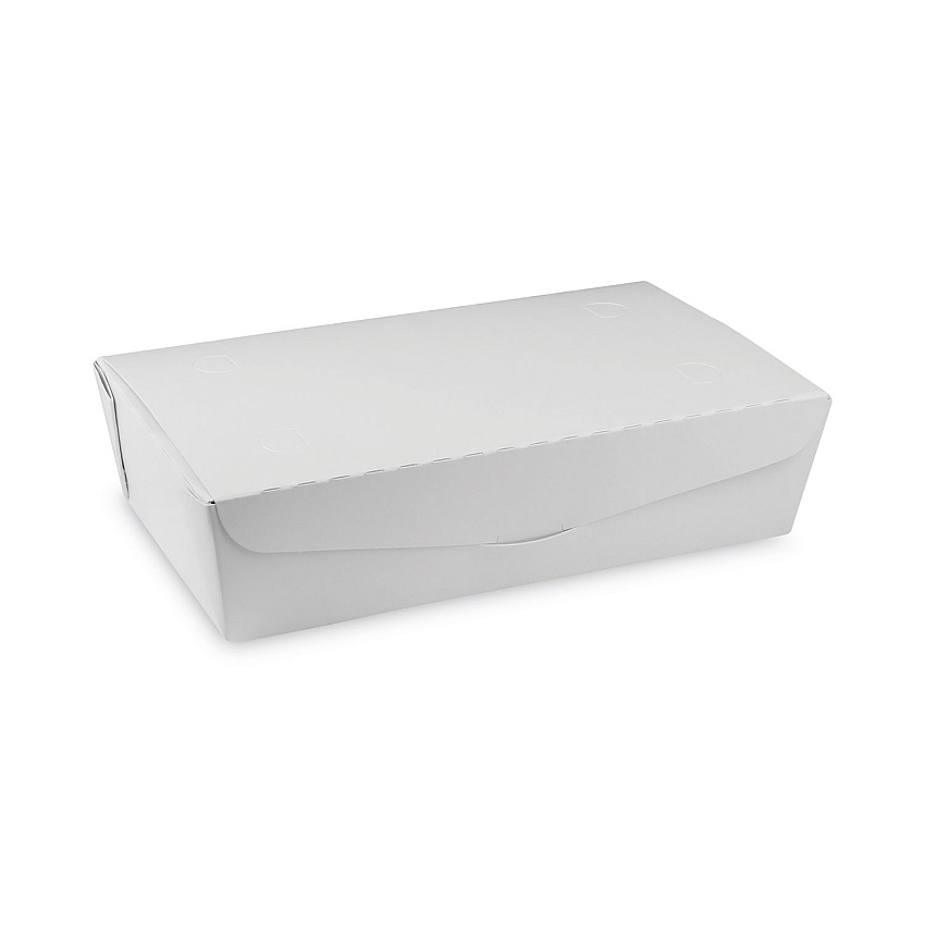 Pactiv EarthChoice OneBox Paper Box, 77 oz, 9 x 4.85 x 2.7, White, 162/Carton (NOB04SW)