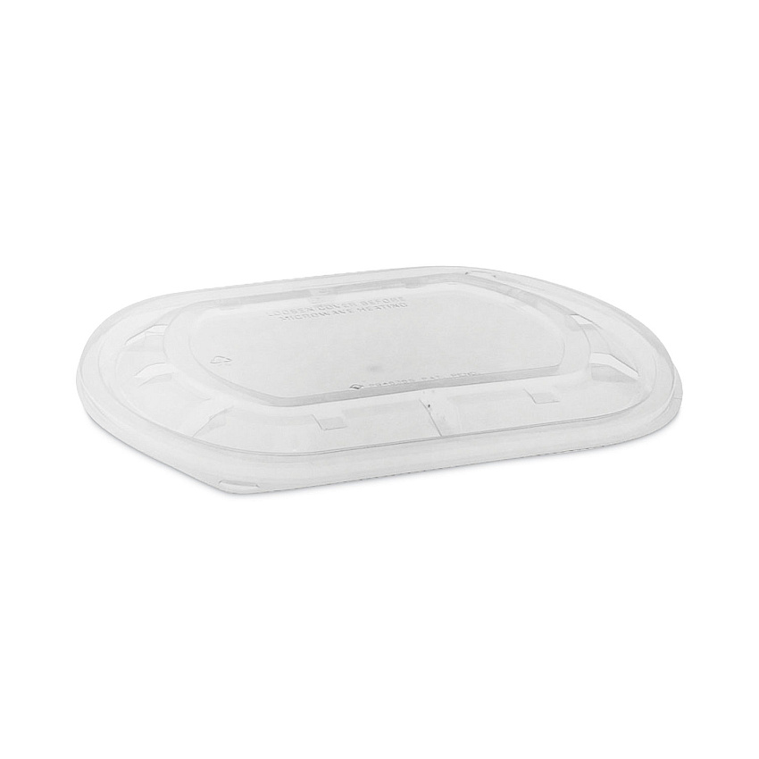 Pactiv ClearView MealMaster Lid with Fog Gard Coating, Large Flat Lid, 9.38 x 8 x 0.38, Clear, Plastic, 300/Carton (YCN8463S00D0)