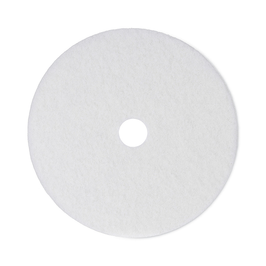Boardwalk&reg; White 24" Floor Polishing Pads, 5 Pads (BWK4024WHI)