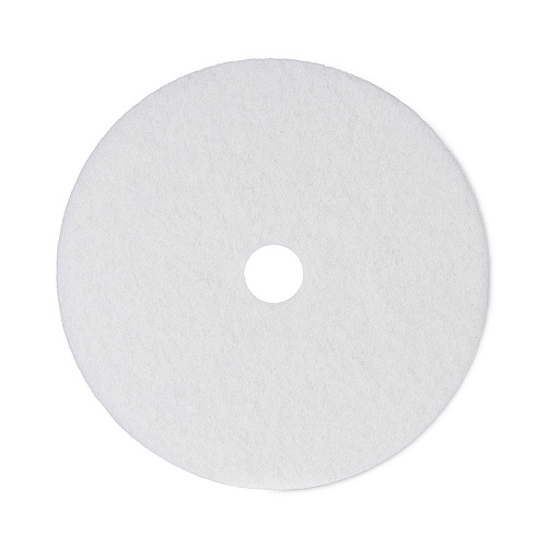 Boardwalk&reg; White 21" Floor Polishing Pads, 5 Pads (BWK4021WHI)