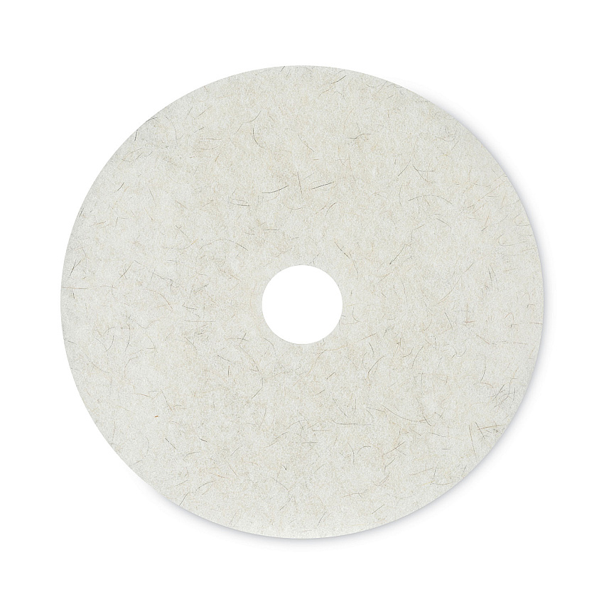 Boardwalk&reg; High-Speed 20" Floor Pads, Nat. Hair/Polyester, 5/Ctn (BWK4020NAT)