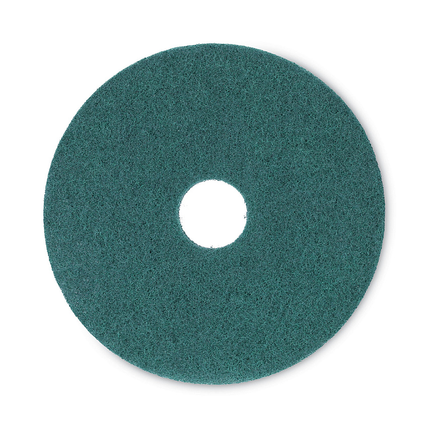 Boardwalk&reg; Green 16" Floor Scrubbing Pads, 5 Pads (BWK4016GRE)