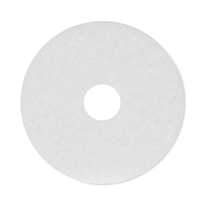Boardwalk&reg; White 15" Floor Polishing Pads, 5 Pads (BWK4015WHI)