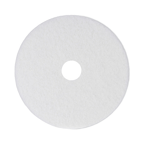 Boardwalk&reg; White 14" Floor Polishing Pads, 5 Pads (BWK4014WHI)
