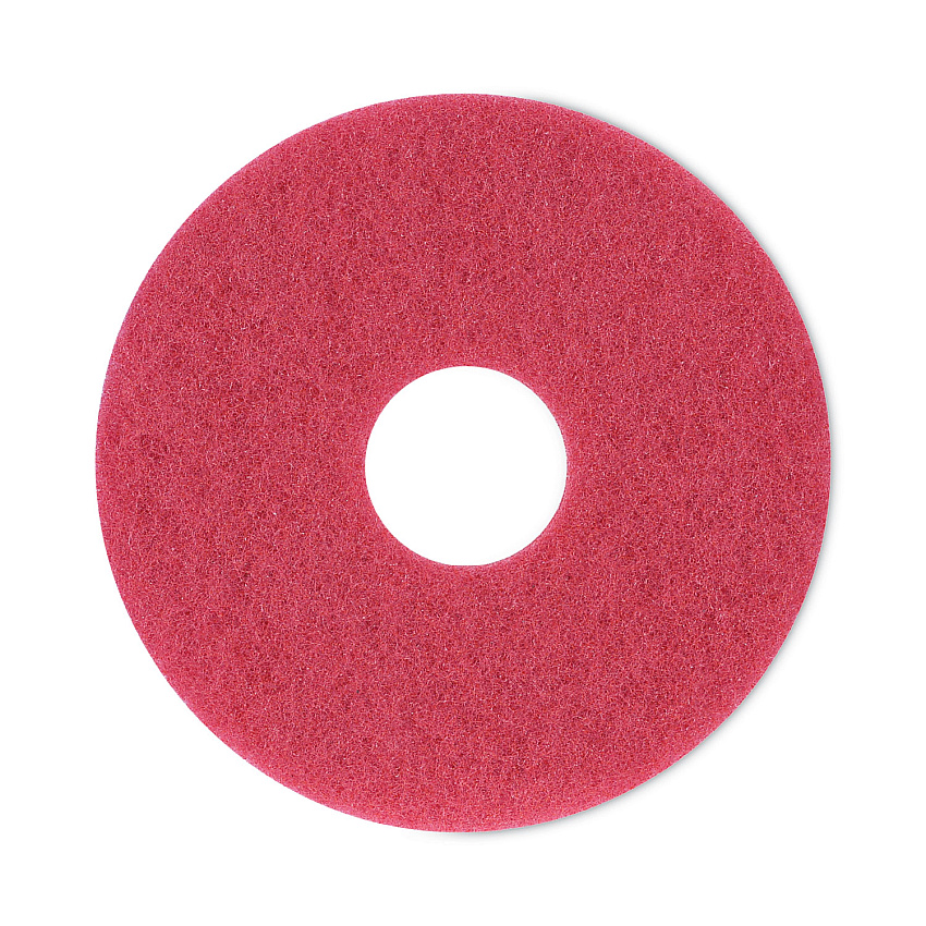 Boardwalk&reg; Standard 12" Diameter Buffing Floor Pads, Red, 5 Pads (BWK4012RED)