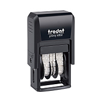 Trodat Printy Economy Micro 5-in-1 Date Stamp with Text Plates, Self-Inking, 1