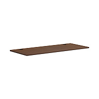 HON Mod Worksurface, Rectangular, 72w x 30d, Sepia Walnut (PLRW7230LE1)