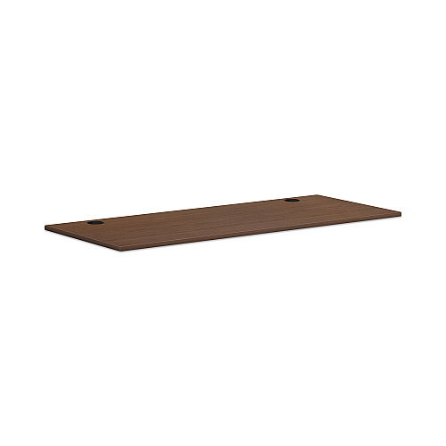 HON Mod Worksurface, Rectangular, 72w x 30d, Sepia Walnut (PLRW7230LE1)