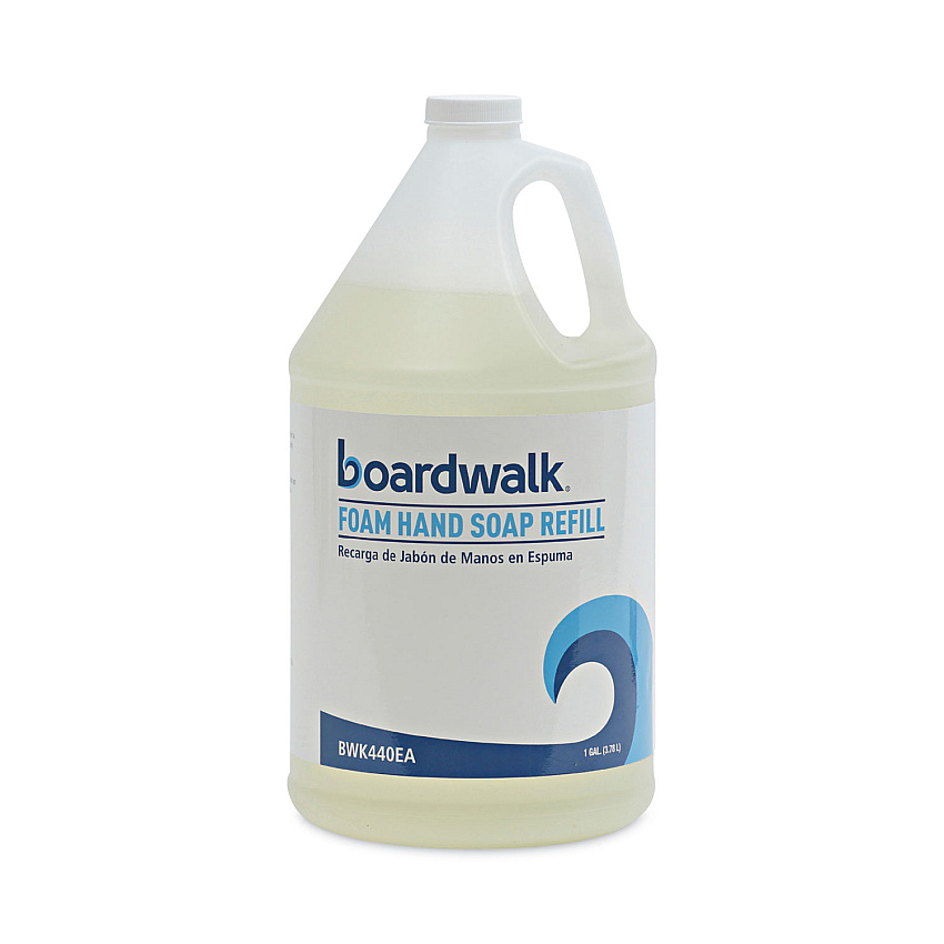 Boardwalk&reg; Foaming Hand Soap, Herbal Mint Scent, 1 gal Bottle (BWK440EA)
