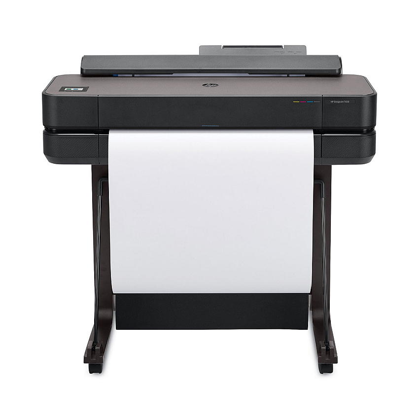 HP DesignJet T650 36" Large-Format Wireless Plotter Printer with Extended Warranty (5HB10H)