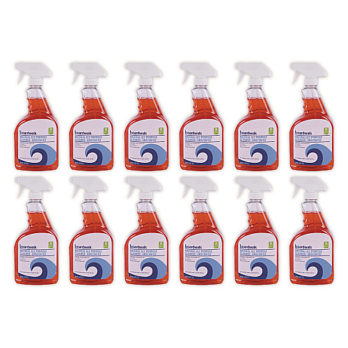 Boardwalk&reg; Natural All Purpose Cleaner, 32 oz., 12 Spray Bottles (BWK47112)