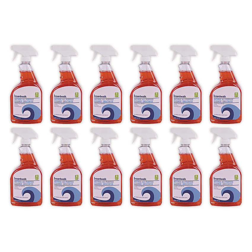 Boardwalk&reg; Natural All Purpose Cleaner, 32 oz., 12 Spray Bottles (BWK47112)