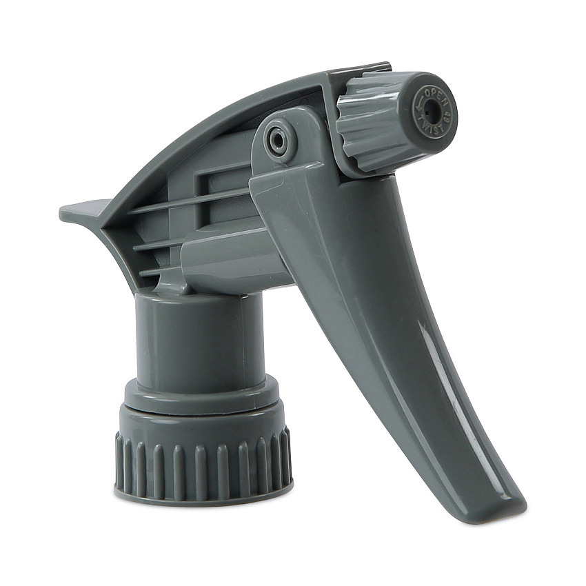Boardwalk&reg; Chemical-Resistant Trigger Sprayer 320CR, Gray, 24 Sprayers (BWK72108)