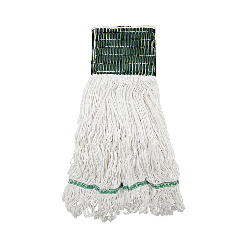 Boardwalk&reg; Loop End Rayon Mop Head, Medium, 14 oz, White, 12 Mops (BWKSP200M14DZ)