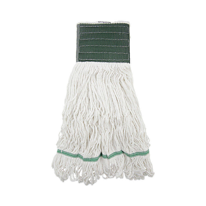 Boardwalk&reg; Loop End Rayon Mop Head, Medium, 14 oz, White, 12 Mops (BWKSP200M14DZ)