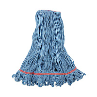 Boardwalk&reg; Blue Dust Mop Head, Medium, Looped End (BWK503BLNB)