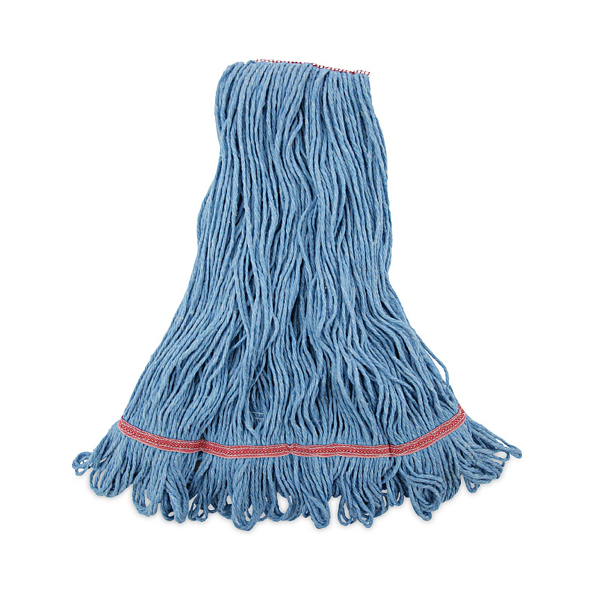 Boardwalk&reg; Blue Dust Mop Head, Medium, Looped End (BWK503BLNB)