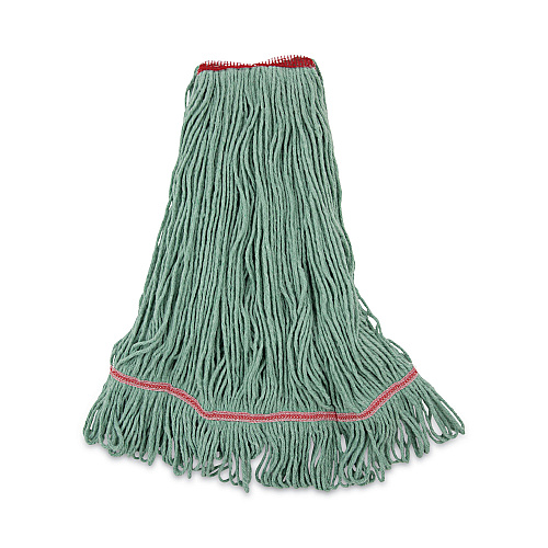 Boardwalk&reg; Large Standard Mop Head, Cotton/Rayon Fiber, Green (BWK503GNNB)
