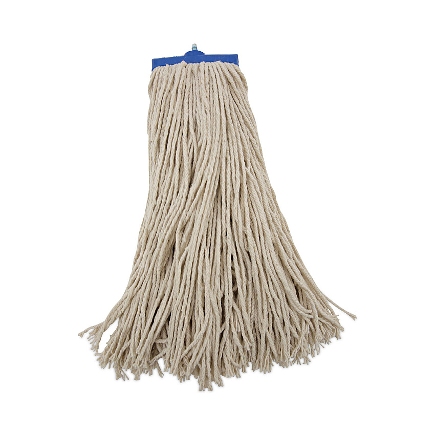 Boardwalk&reg; Mop Head, Lie-Flat Head, Cotton, 20 oz, 12 Mop Heads (BWK720C)