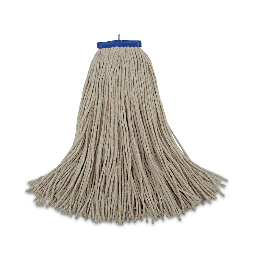 Boardwalk&reg; Cut-End Lie-Flat Wet Mop Head, Cotton, 24 oz, 12 Mop Heads (BWK724CCT)