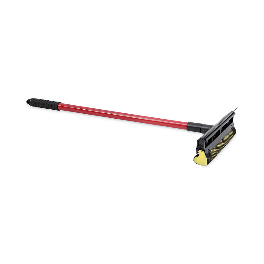 Boardwalk&reg; General-Duty Squeegee, Sponge/Rubber Blade, 21" Metal Handle (BWK824)