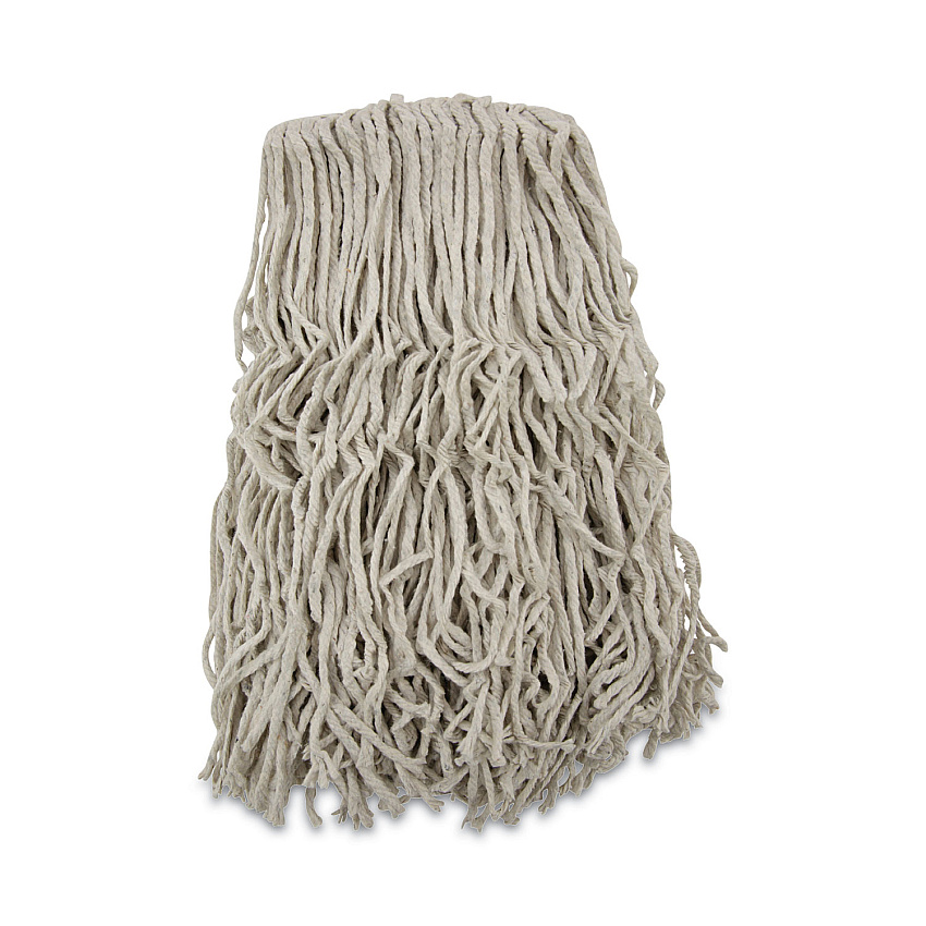 Boardwalk&reg; Banded Cotton Mop Heads, 24oz, White, 12/Carton (BWKCM20024)