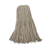 Boardwalk&reg; Mop Head, Cotton, Cut-End, White, 4-Ply, 32oz, 12/Carton (BWKCM20032)