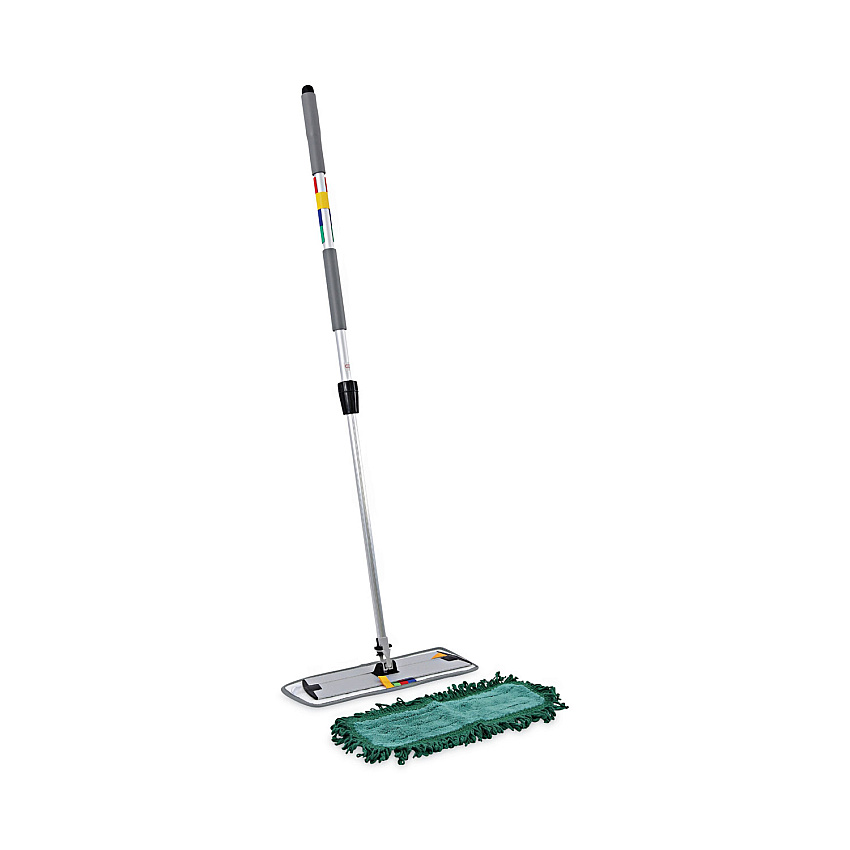 Boardwalk&reg; Microfiber Mop Kit, Frame/Handle, Wet Pad, Dust Mop, Cloths (BWKMFKIT)