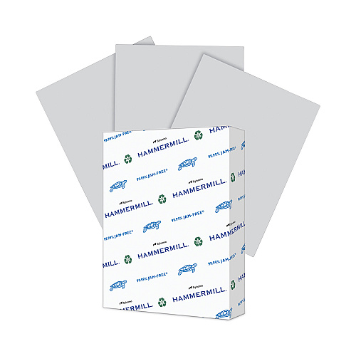 Hammermill Colors Print Paper, 20 lb Bond Weight, 8.5 x 11, Gray, 500/Ream (102889)
