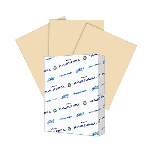 Hammermill Colors Print Paper, 20lb, 8.5 x 11, Tan, 500/Ream (102863)