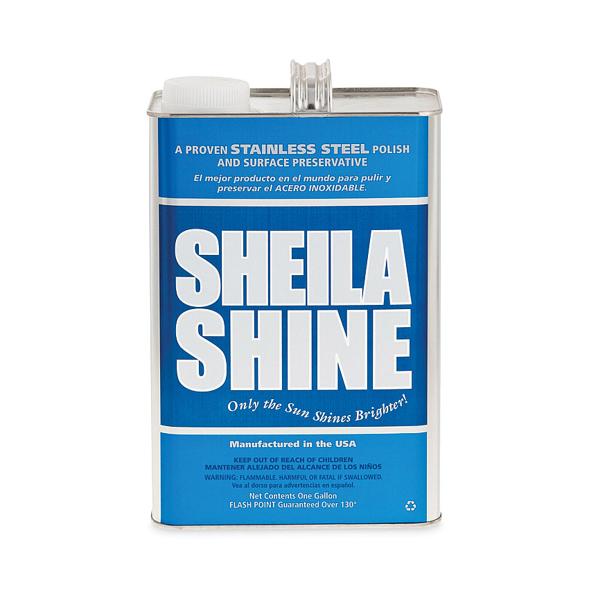 Sheila Shine Stainless Steel Cleaner and Polish, 1 gal Can (4EA)