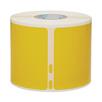 DYMO LabelWriter Name Badge/Shipping Labels, 2.13", Black on Yellow, 220 Labels/Roll (2133382)