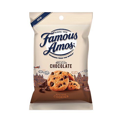 Famous Amos Wonders from the World Cookies, 2 oz Bag, 6/Box (05907)
