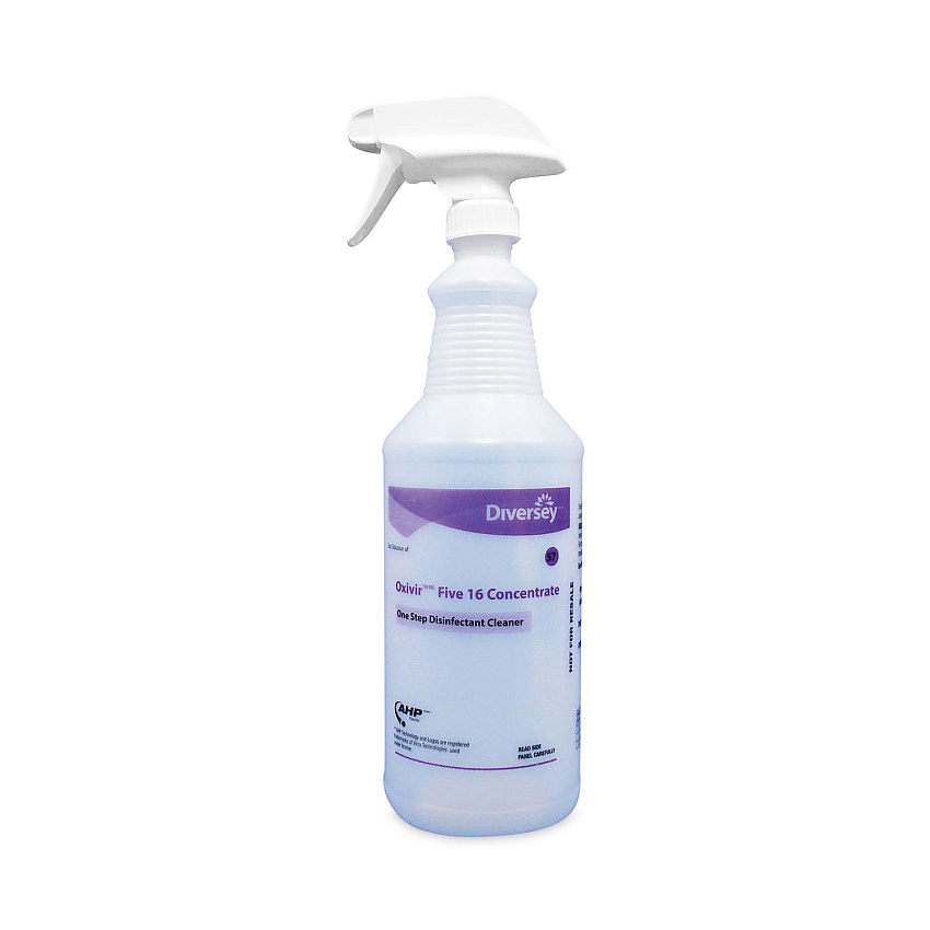 Diversey Oxivir Five 16 Concentrate Replacement Bottle, 32 oz, White (9D12226631)
