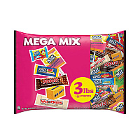 Hershey's Mega Mix Chocolate and Sweets Assortment, 135 Individually Wrapped Chocolates/Candies (HEC93958)