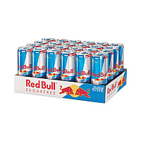 Red Bull Sugar-Free Energy Drink, 12 oz Can, 24/Carton (RBDRB4817)