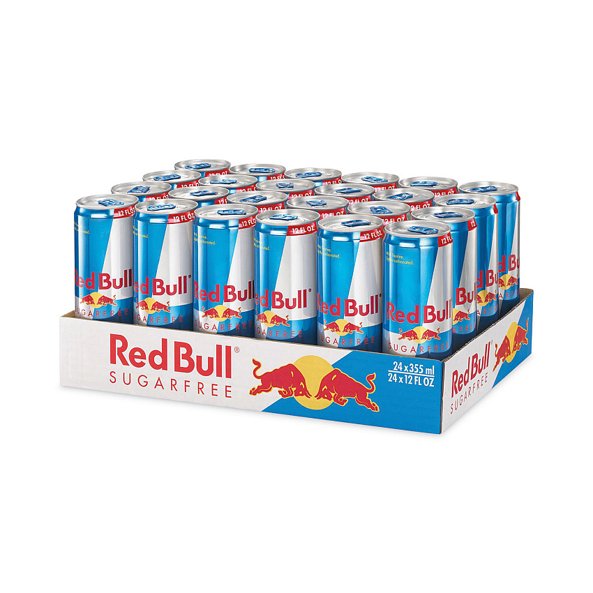 Red Bull Sugar-Free Energy Drink, 12 oz Can, 24/Carton (RBDRB4817)