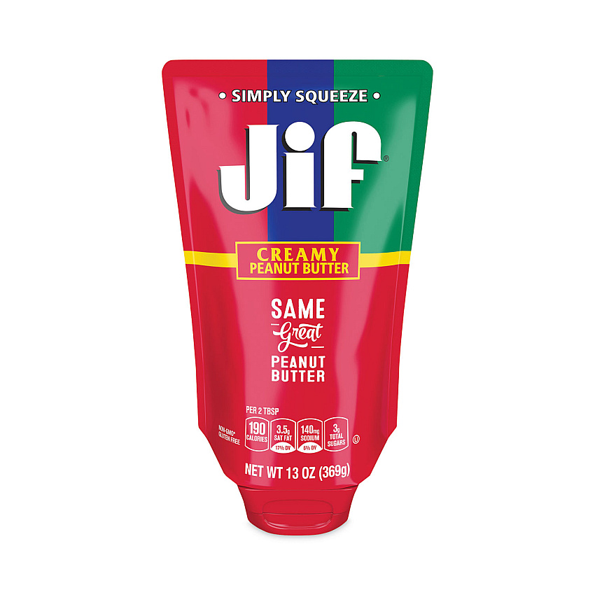 Jif Creamy Peanut Butter Pouch, 13 oz (24545)