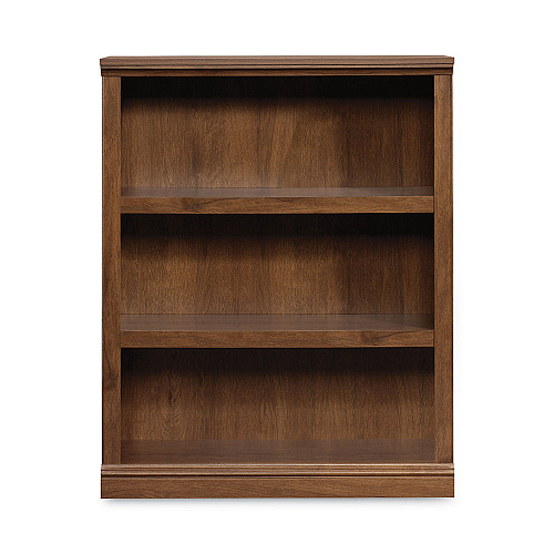 Sauder Select Collection Bookcase, Three-Shelf, 35.27w x 13.3d x 43.78h, Oiled Brown (410372)