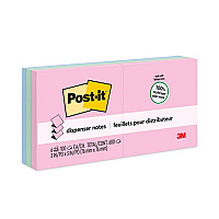 Post-it Original Recycled Pop-up Notes, 3 x 3, Sweet Sprinkles Collection Colors, 100 Sheets/Pad, 6 Pads/Pack (R330RP6AP)