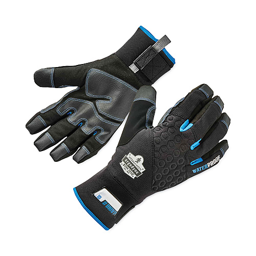 ergodyne ProFlex 818WP Thermal WP Gloves with Tena-Grip, Black, 2X-Large, Pair (17386)