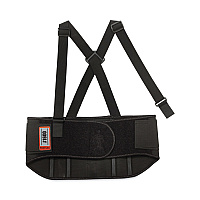 ergodyne ProFlex 1600 Standard Elastic Back Support Brace, X-Small, 20" to 25" Waist, Black (11101)