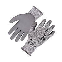 ergodyne ProFlex 7030 ANSI A3 PU Coated CR Gloves, Gray, Large, 12 Pairs/Pack (10454)