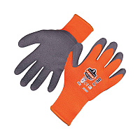 ergodyne ProFlex 7401 Coated Lightweight Winter Gloves, Orange, Medium, Pair (17623)