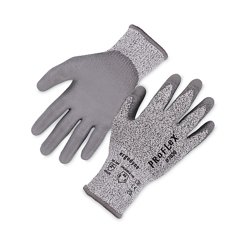 ergodyne ProFlex 7030 ANSI A3 PU Coated CR Gloves, Gray, X-Large, 12 Pairs/Pack (10455)
