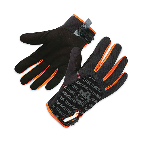 ergodyne ProFlex 812 Standard Mechanics Gloves, 9" Long, XX-Large, Black, Pair (17176)