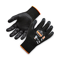 ergodyne ProFlex 7001 Nitrile-Coated Gloves, EN388: 4121X, 9" Long, Large, Black, Pair (17954)